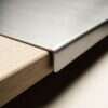 Stainless_steel_product_shot_des…_202609091855 لوح تقطيع ستانلس ستيل 304 — مقاس وسط