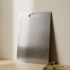 Steel_sheet_leaning_against_wall_202609091648 لوح تقطيع ستانلس ستيل 304 — مقاس صغير